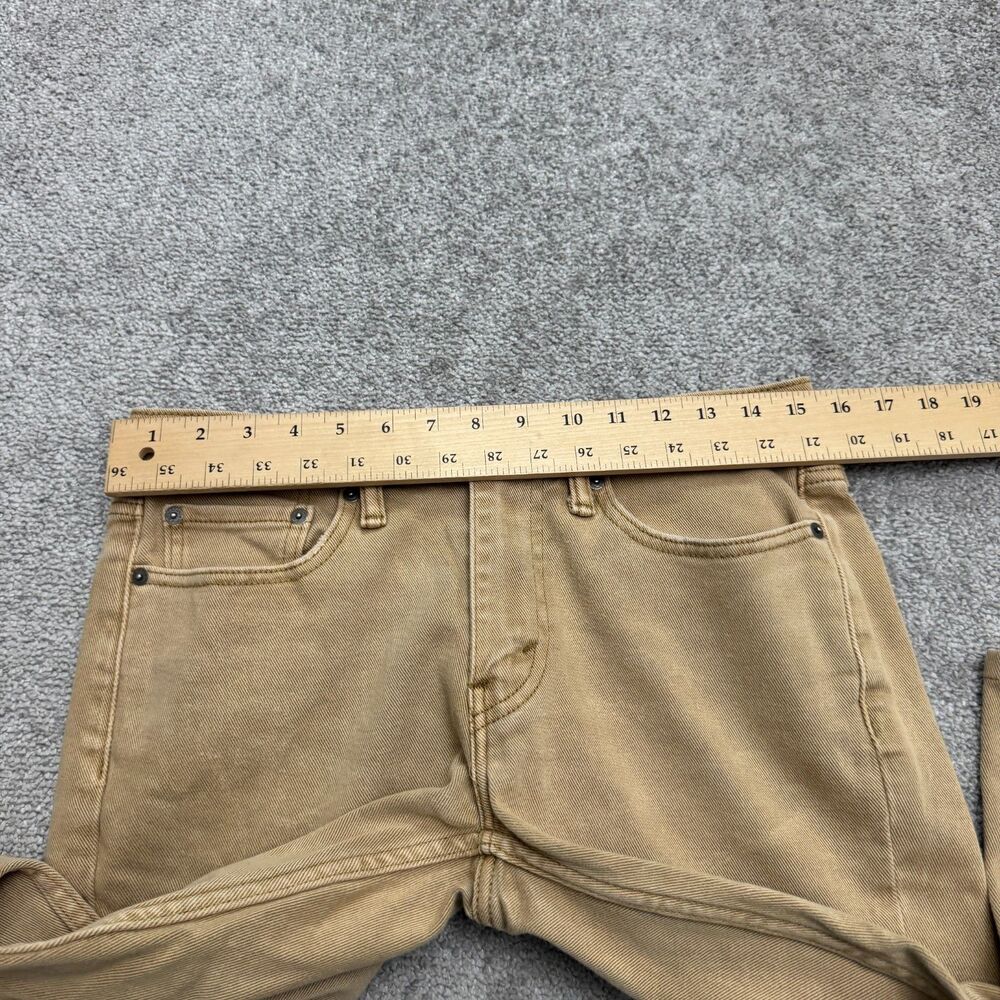 Levi's 514 Straight Leg Denim Jeans Mens 30x27 Khaki Brown Cotton Casual Stretch - Picture 16 of 16